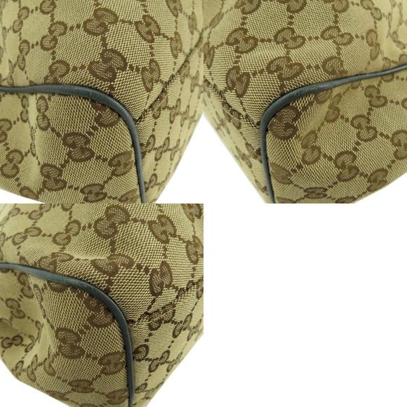 Gucci Suki GG Tote Bag Canvas Brown x Blue - Picture 9 of 9